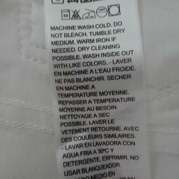 Levi's 311 Shaping Skinny Jeans Women's Size 18 White Denim Stretch Shaping - Picture 12 of 12